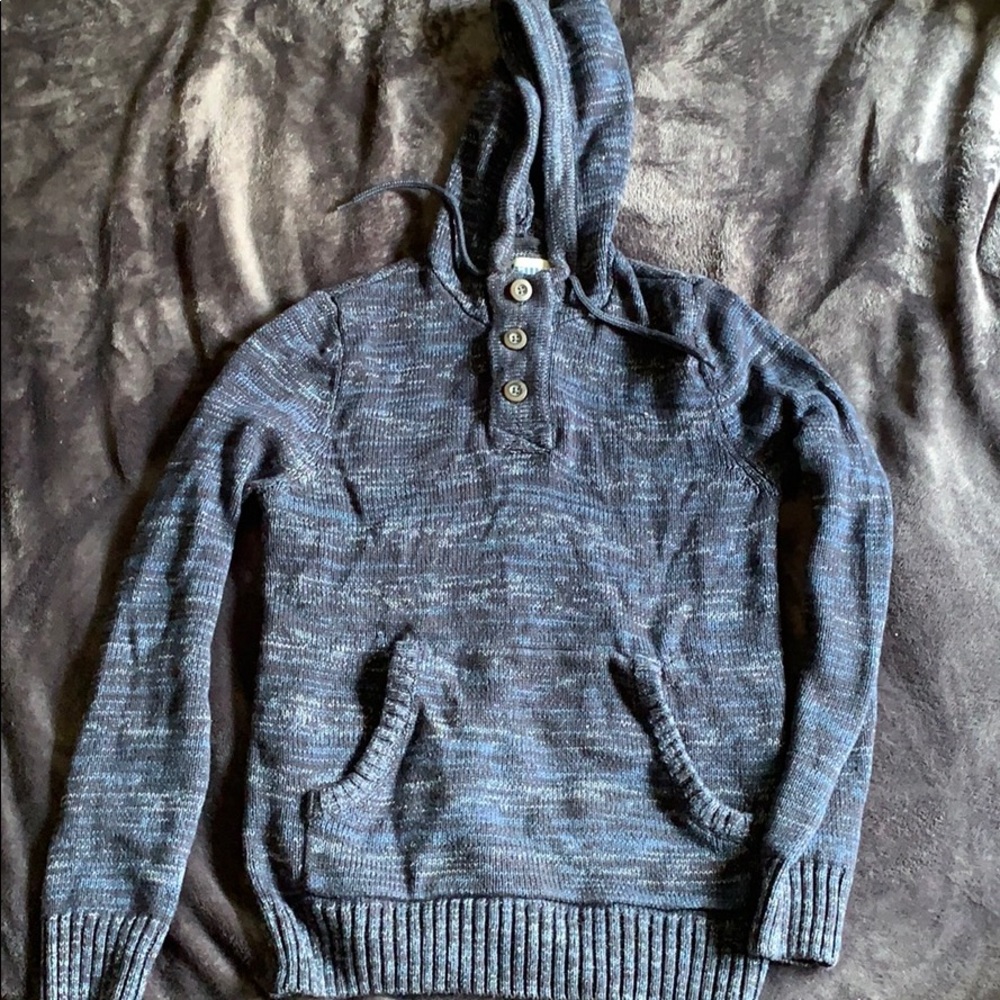 Men’s button hoodie